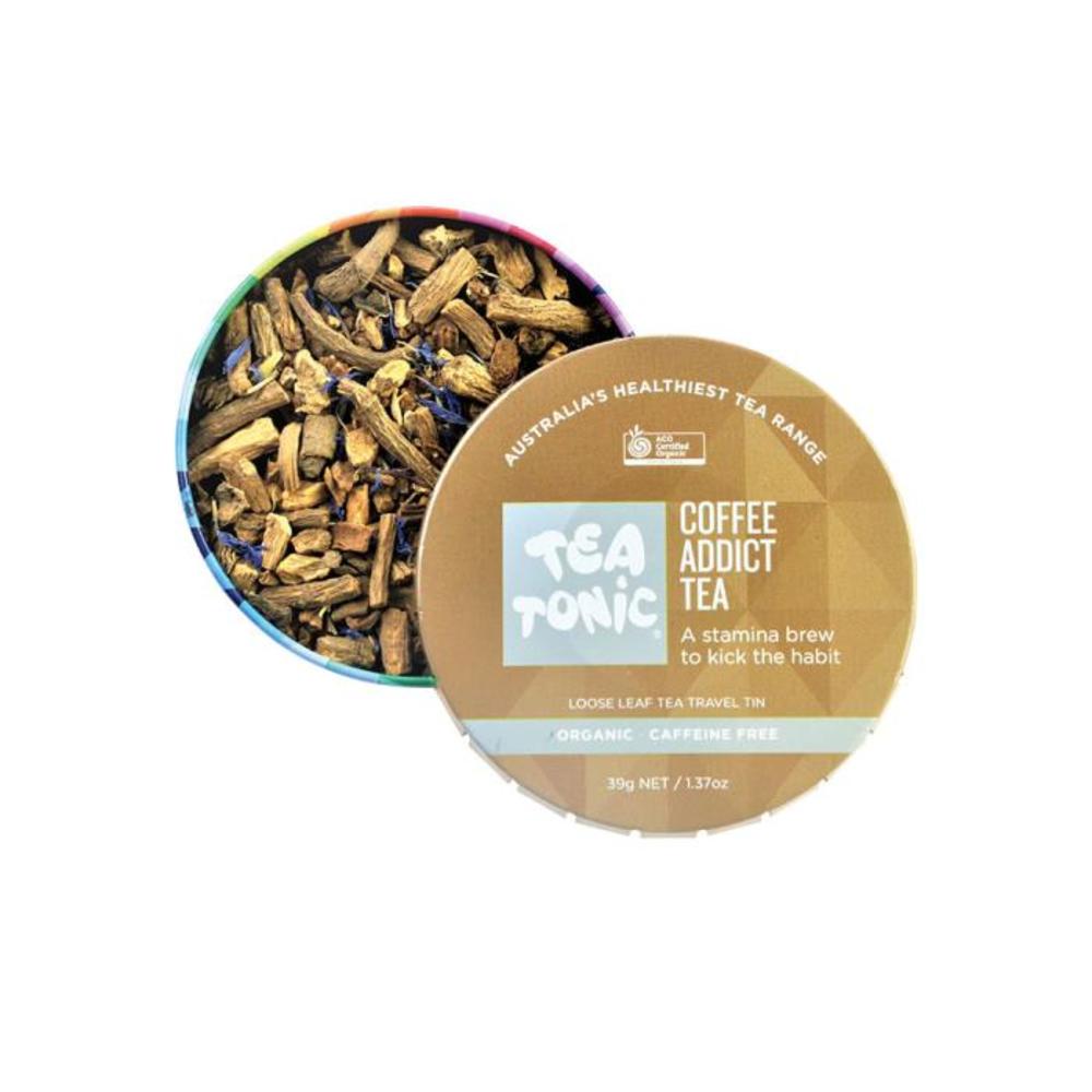 Tea Tonic Organic Coffee Addict Tea Travel Tin 30g
