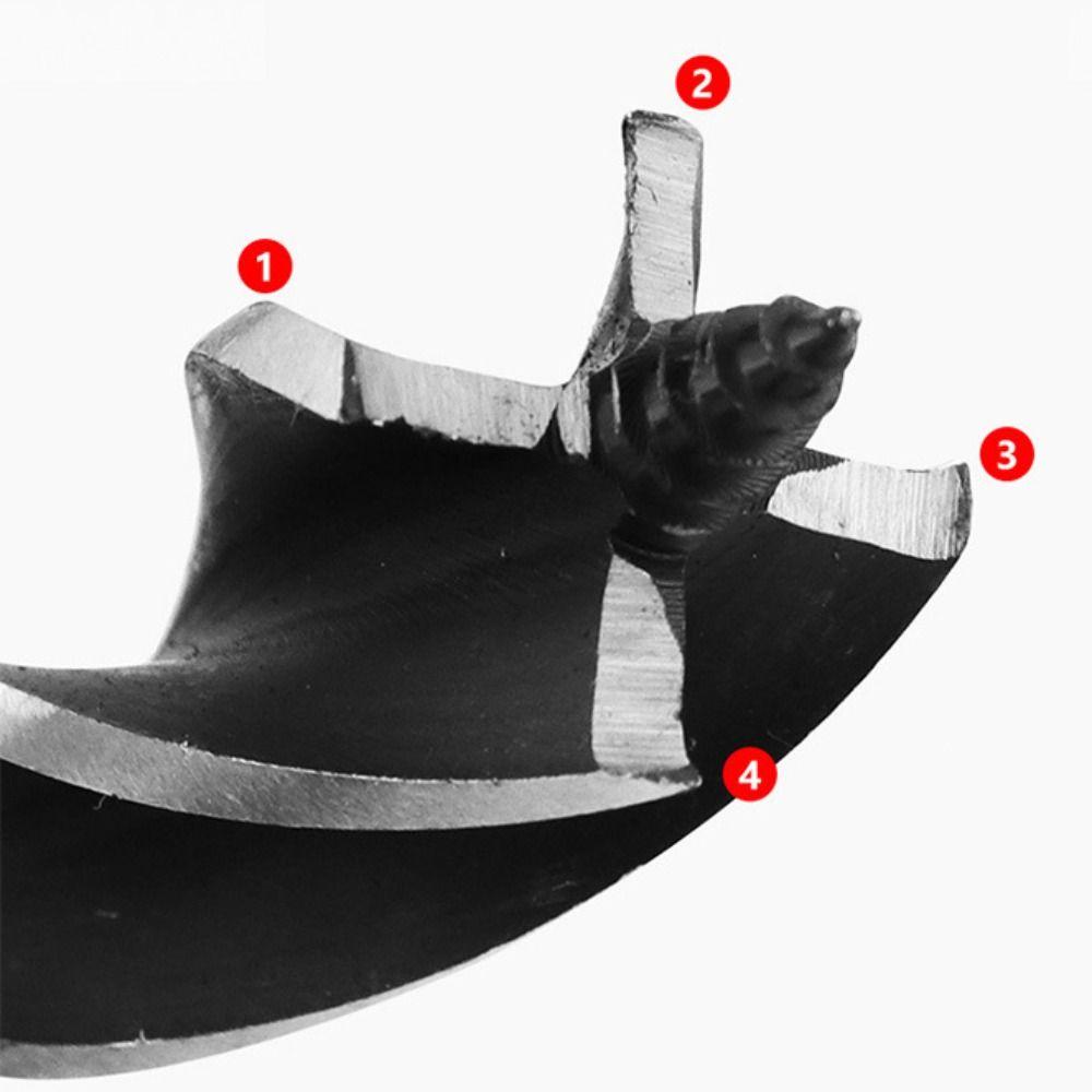 Manual Hole Maker Auger Drill Bits Wrench Hand Drill Tool Set Wood Drill Core  Woodworking