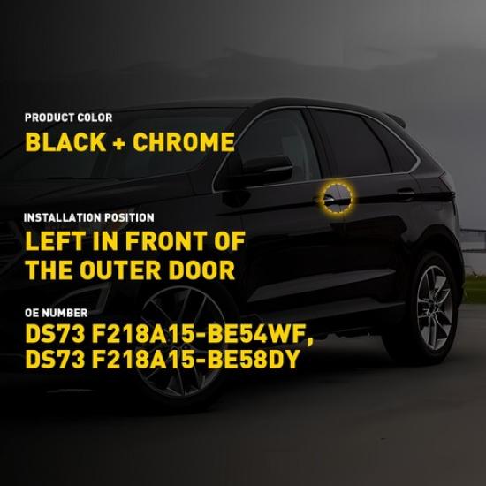 Door Handle Lock Fit Ford Fusion Bezel Cover Cap For Edge 2015-20 Front Left US