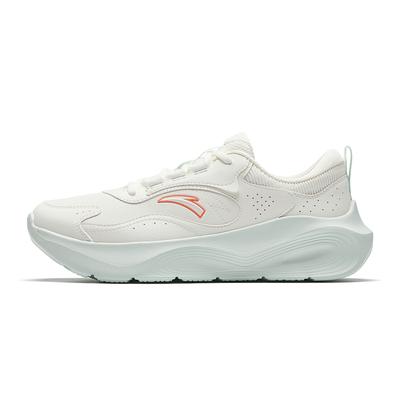 Textile, Synthetic Leather Low Top Training Shoes Women's Ivory White 922547702Q-2