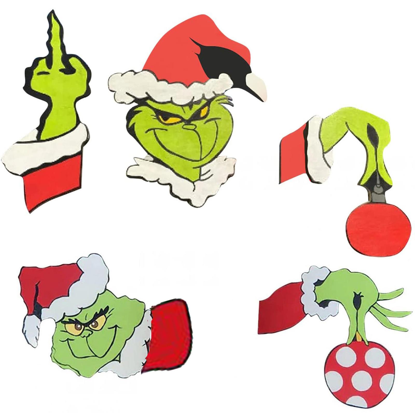 

2 шт рождественские украшения забор Peeker украшения зимний двор настенные знаки подарок на Рождество