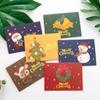 Christmas Tree Bell Elk Christmas Gift Gratitude Card Thank You Blessing Card  Party Favors Gifts