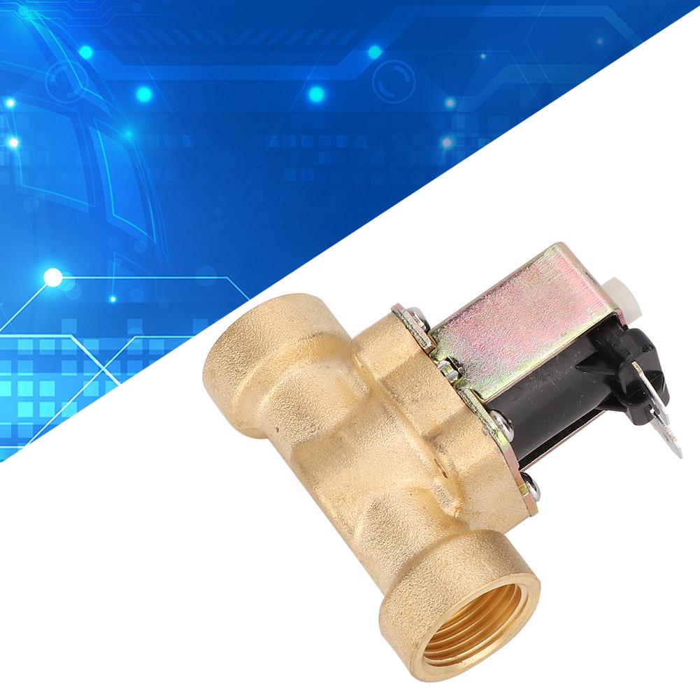 G1 2  Female Thread Normally Open Brass Solenoid Electromagnetic Valve (DC12V)