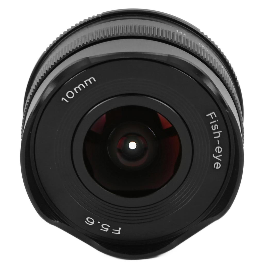 Ultra Wide Fish Eye Lens 10mm F5.6 M43 Mount APSC for GH5GM10GX8GF9G7G85 Camera