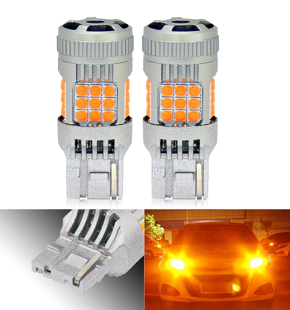 BLUESEATEC T20 LED Turn Signal, Amber, Orange, For Different Pinch Parts, High Fla Prevention, Can be used for