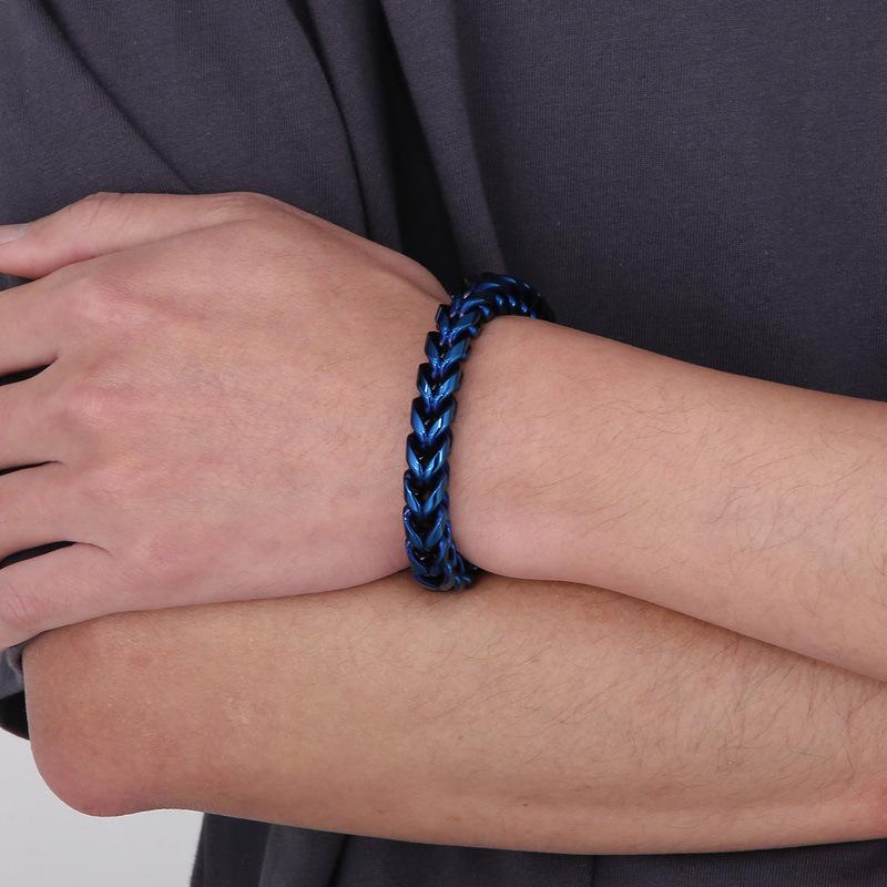 Trendy Minimalist Dragon Bone Chain Titanium Steel Bracelet