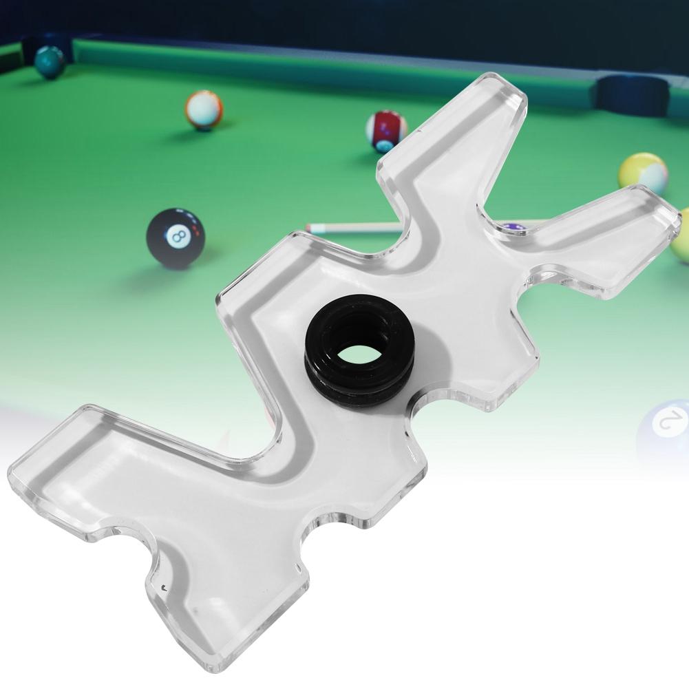 Transparent Acrylic Snooker Billiards Cue Rack Moosehead Heads Accessory for Nine Ball Club