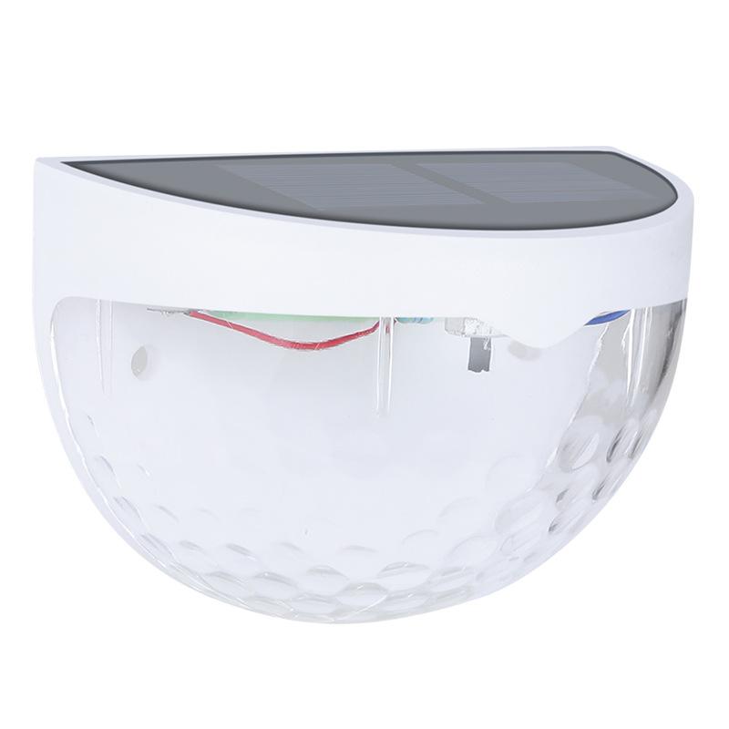 2Pack LED Solar Light Outdoor Wall Lamps Energy Garden Lamps Waterproof Solar Fence Lamp Decoration Festoon