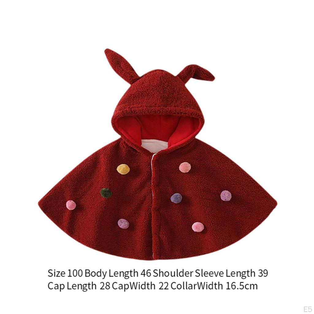 Children's Hooded Poncho Cape for Halloween Festivities