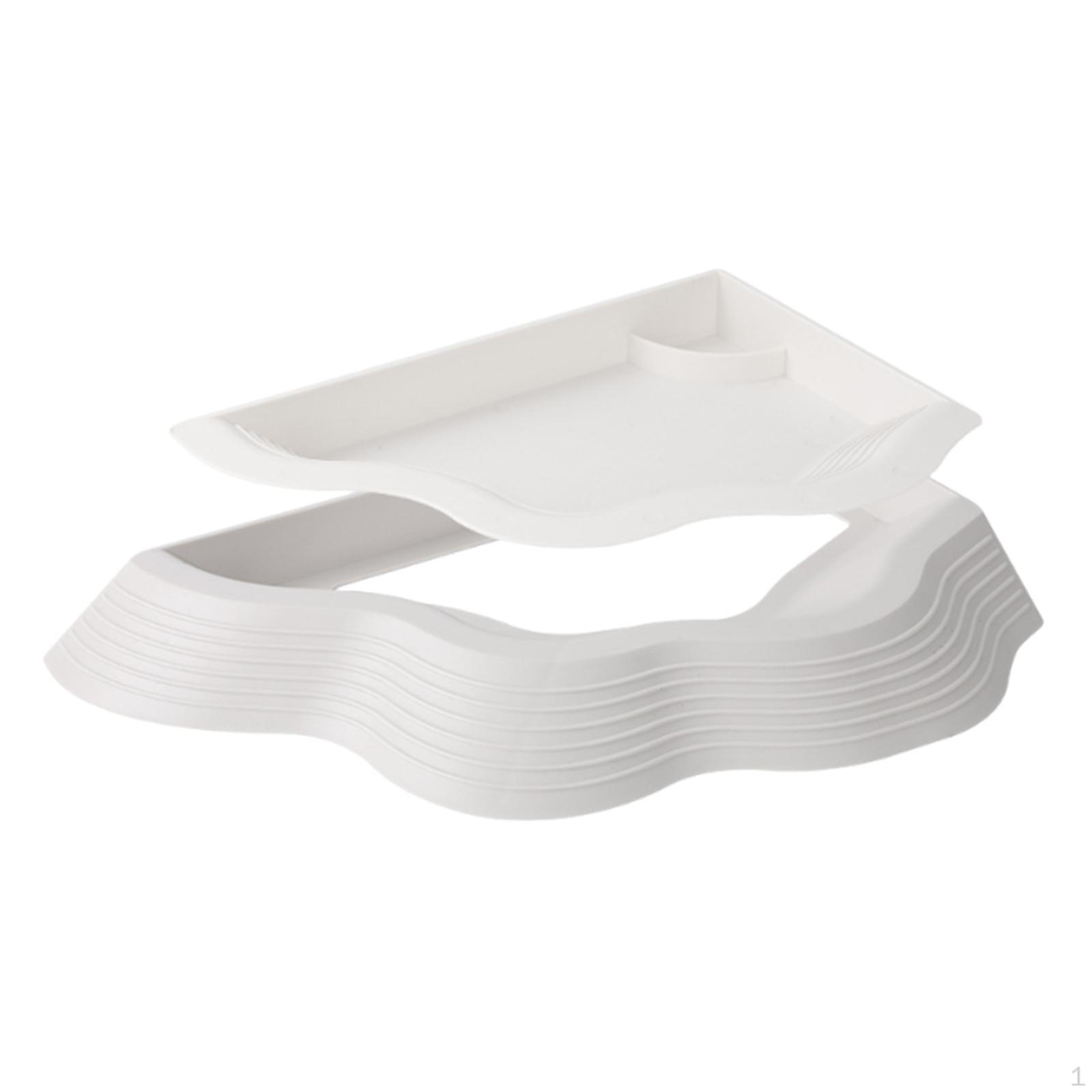 

Рептилия Вода Миска Кормление с Пандусами Декоративный Аксессуар для Террариума Черепаха Блюдо Купание белый