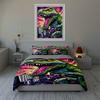 Dinosaur city destruction. Bedding Duvet cover sets Duvet covers Pillowcases gifts (1 * Duvet Cover 2 * Pillowcases, without duvet insert)
