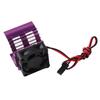 Metal 540 Brushless Motor Heatsink Part with Cooling Fan for 1/10 HSP RC Car