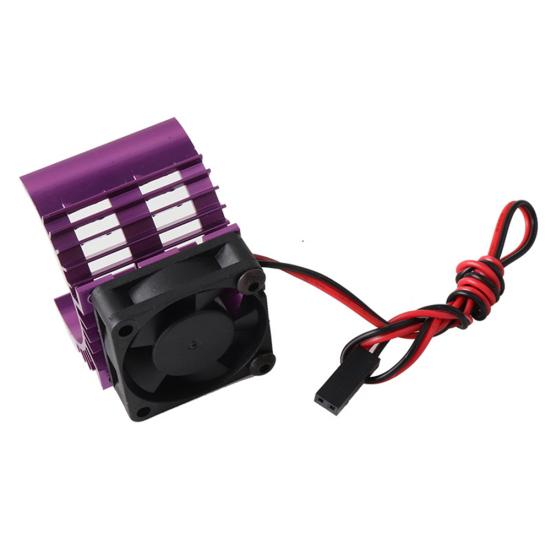 Metal 540 Brushless Motor Heatsink Part with Cooling Fan for 1/10 HSP RC Car