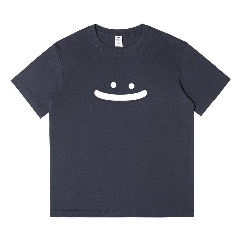 Short-sleeved Men's Summer Students Korean Version of The Casual Loose Round Neck Yankee Printing Wild Harajuku Wind Tops Trend Women