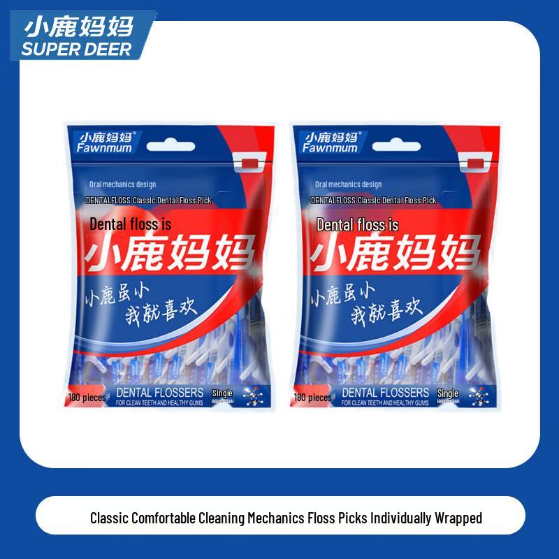 

Xiaolu Mama Classic Individually Packed Dental Floss Sticks