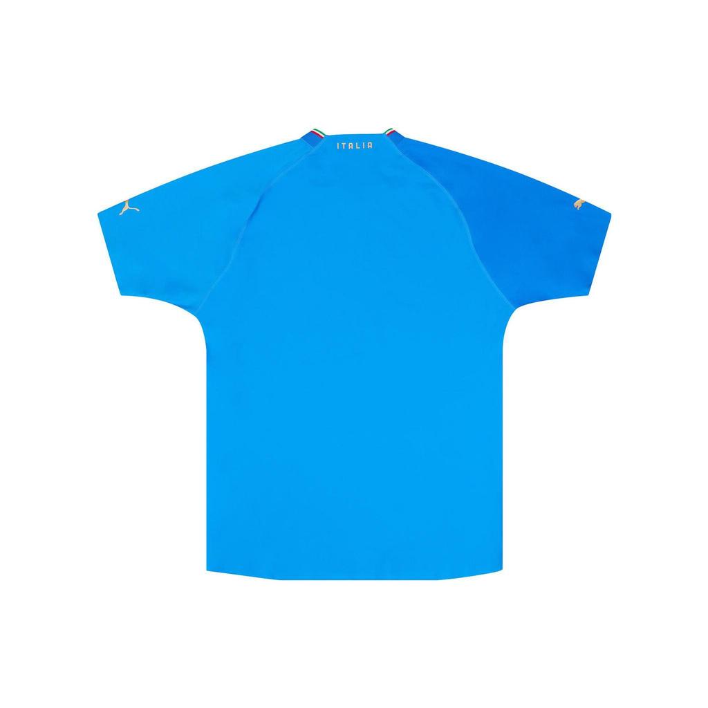 Puma Logo Vintage Printed Sports Short Sleeve Football Jersey Men Jerseys Blue 765670-01