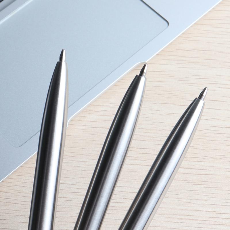 10 Stück/Set Metall-Kugelschreiber Automatischer Kugelschreiber G2 Mine Schwarze Blaue Tinte Für Schule Büro Schreibwaren Schreiben 0,7 mm