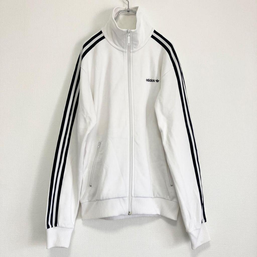 [USED] Rare Adidas 80s International Flag Tag Track Jacket, Size M