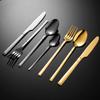 Four-Piece Stainless Steel Restaurant Knife, Fork, Spoon Set - Elegant Hotel Steak Tableware