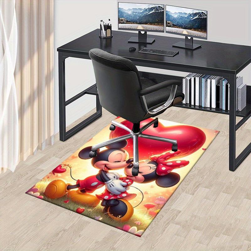 1pc,"Mickey & Minnie Mouse Romantic Valentine's Day Home Decor Rug - Perfect for Living Room, Office Desk Mat, Outdoor Carpet Gift Idea"H067