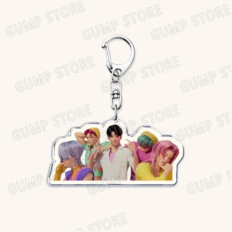 Dämonenjäger Huntrix Beliebte Kpop Tv Saja Jungen Schlüsselanhänger für Zubehör Tasche Rumi Zoey Jinu Schlüsselanhänger Schmuck Fans Freunde Geschenke