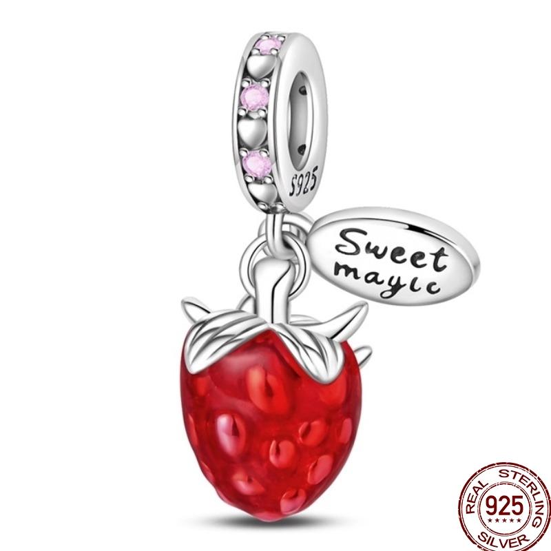 Original Copper Charm Beads Luminous Firefly Tarot Card Perfume Butterfly Bead For Women Diy Bracelet Charm Jewelry