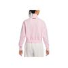 Nike Sportswear Phoenix Fleece Comfortable Sports Short Half-Zip Long Sleeve Sweatshirt Women sweatshirt Foam-Pink HV8731663