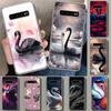 Black Swan Noble Phone Case Cover for Samsung Galaxy S26 S25 Edge S24 S23 Ultra S22 Plus S21 FE S20 + Art Customized Fundas Gala