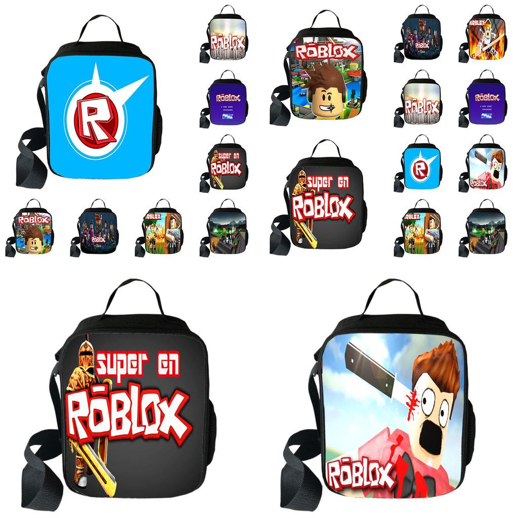 Cute And Durable Roblox Insulated Lunch Bag For School And Picnic Outings