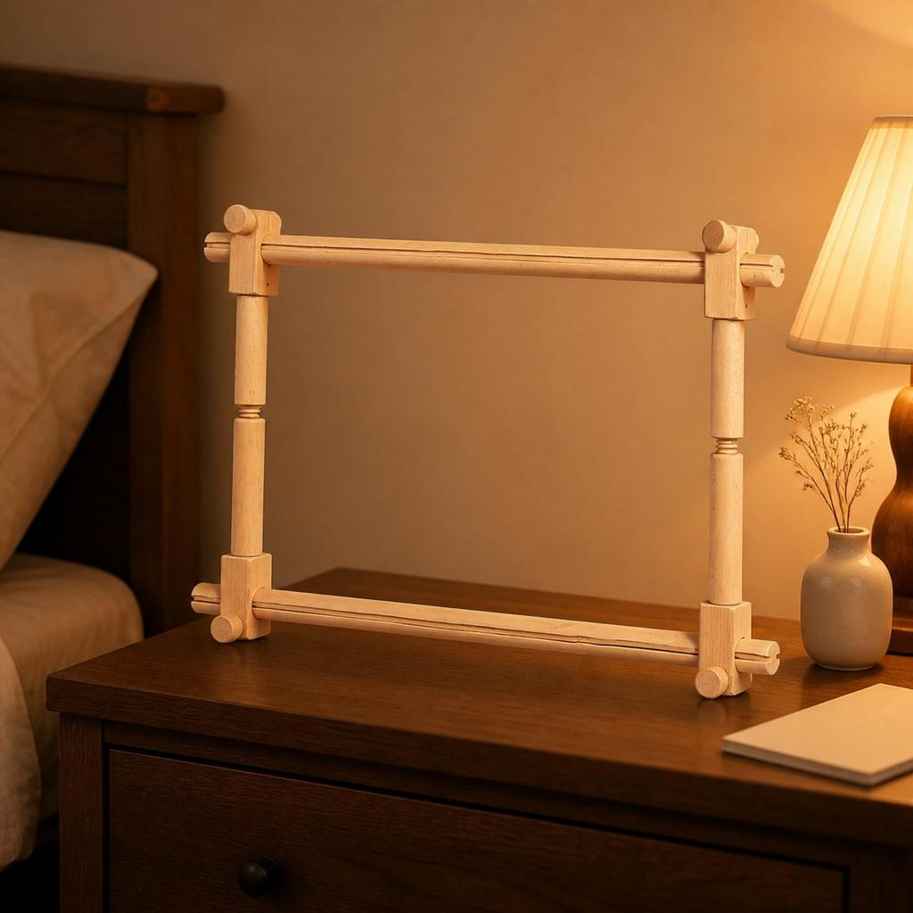 Stitching Holder Smooth Wooden Cross-Stitch Embroidery Frame