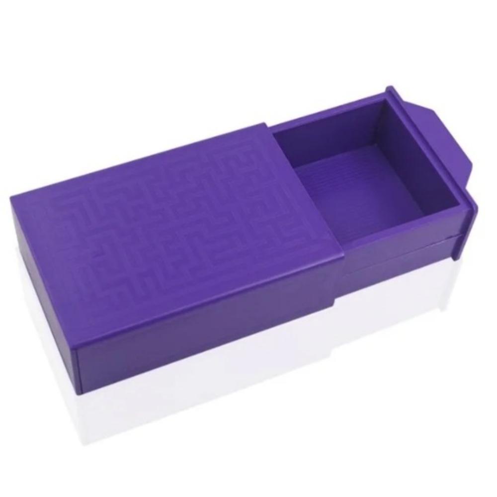 Wonderful Magic Purple Magic Box Plastic Trick Performance Magic Disappearing Box Magic Trick Props for Kids Teens