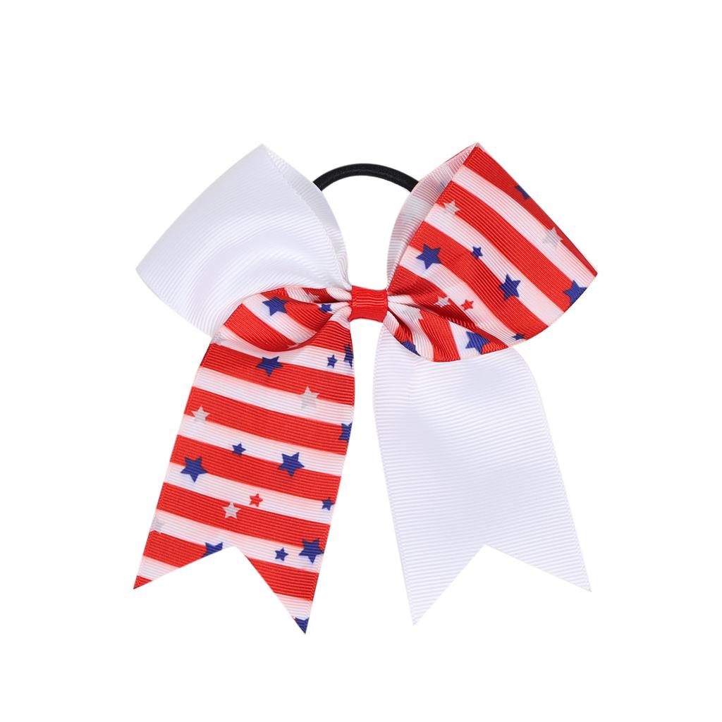 5 Inches Independence Day Kids Girls Hair Cute Bow Tie 4th of July Hair Band Hair Accessories Gifts for Girls