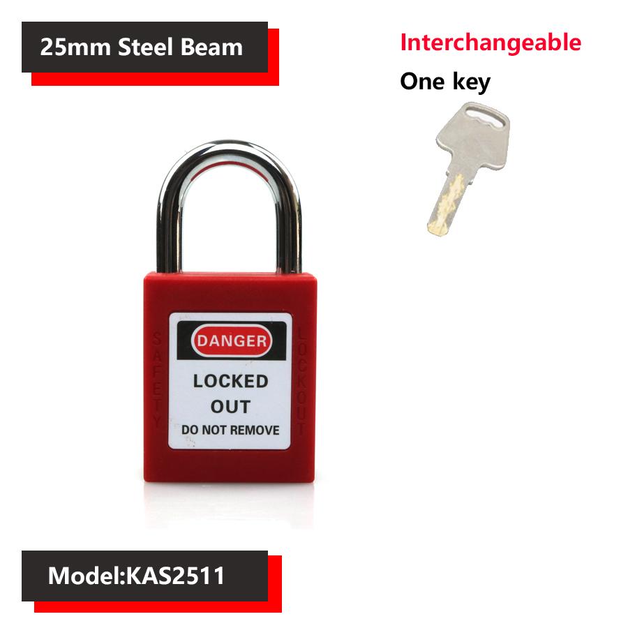 38mm Industrial Safety Padlock LOTO Lockout Nylon Engineering Shackle Personal Energy Lockout Direct Multiple Specifications 6