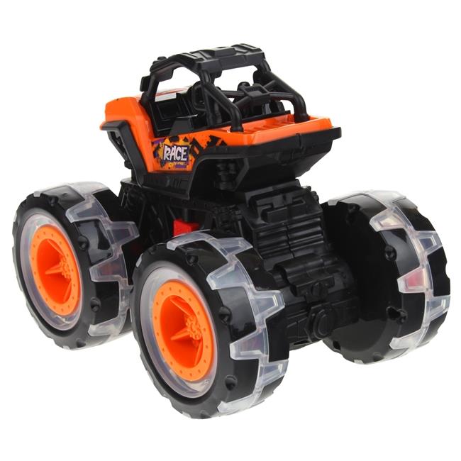 Monster Truck Off-Road Car Jeep Auto Off Road Sound Light Orange