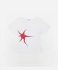 Eobdeulaepeuteu Spark Print Slim T-Shirts [White]