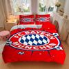 3-teilige FC Bayern München Wappen Bettwäsche-Sets Für Alle Größen Neu 3D-Druck Bettbezug Bettdecke Bettbezug Kissenbezug Schlafzimmerdekoration