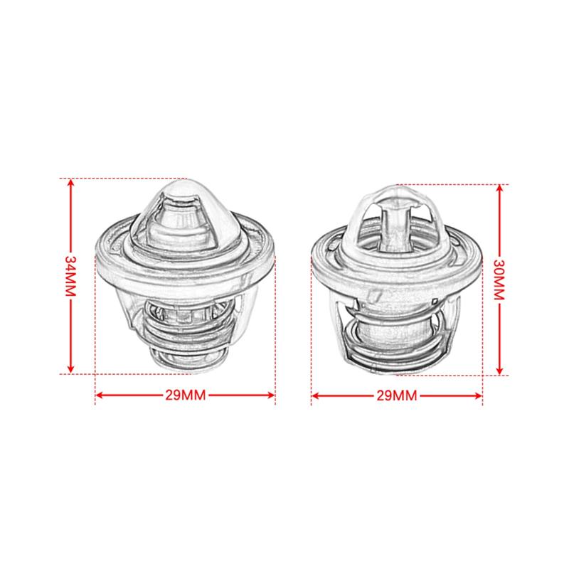 look-Motorcycle Thermostat Cooling Thermostat for GTS250 GTS300 GTV300 Motorcycle Accessories