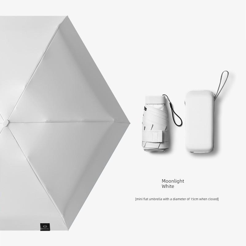 Capsule Sun Umbrella, Sun Protection, Uv Protection, Dual-Use for Sun and Rain, Mini 40% off Fold, Ultra-Light, Compact, Portable m