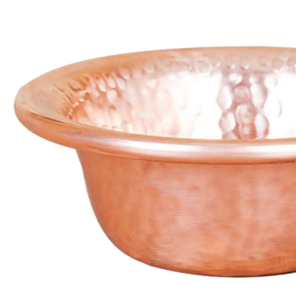 Copper Water Supply Bowl Glossy Holy Water Bowl Buddhist Supplies Water Offering Bowl  Decorative