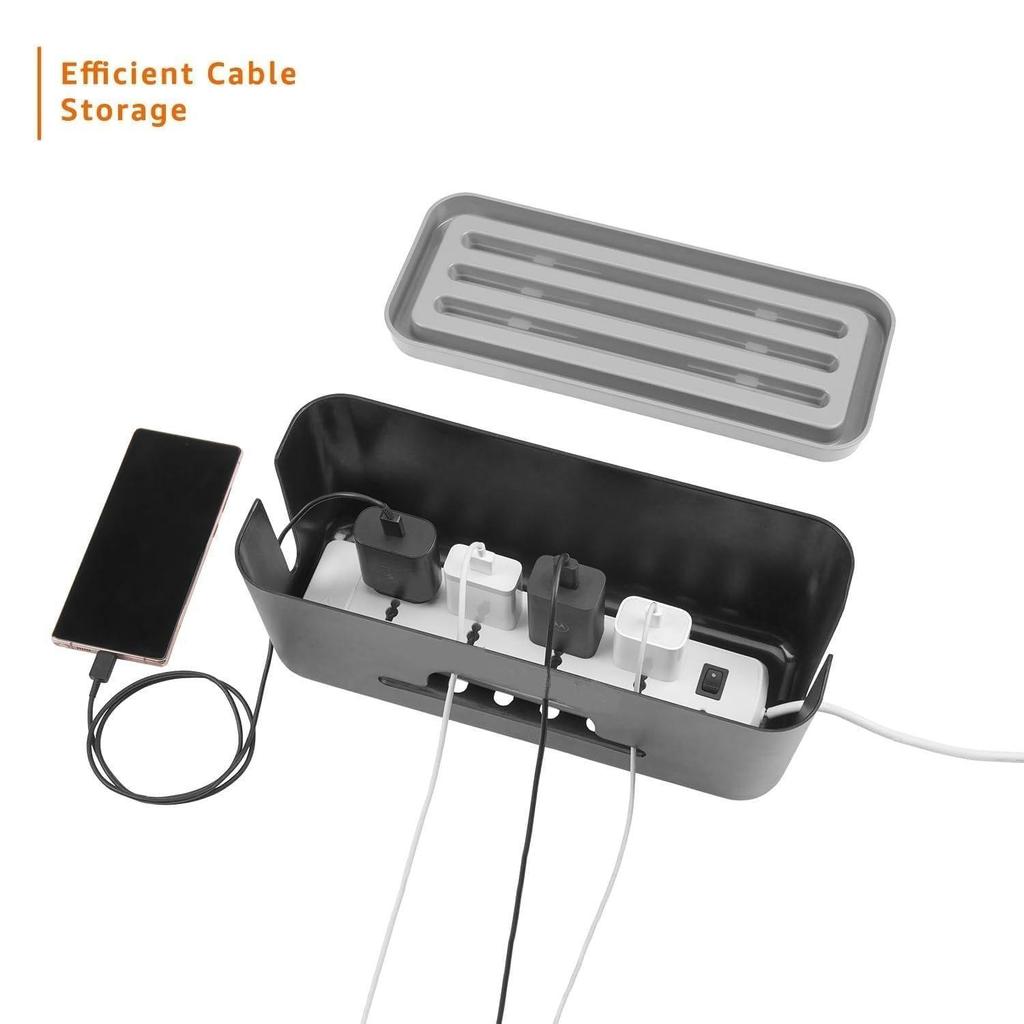 Cable Organisers Large Cable Management Box with Lid