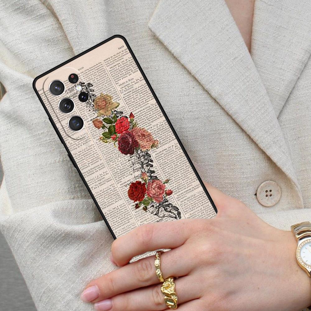 Medical Human Organs Brain Kidney Art Cell Phone Case for Samsung Galaxy S26 Ultra S25 S24 S23 S22 S21 S20 Note10 Cover