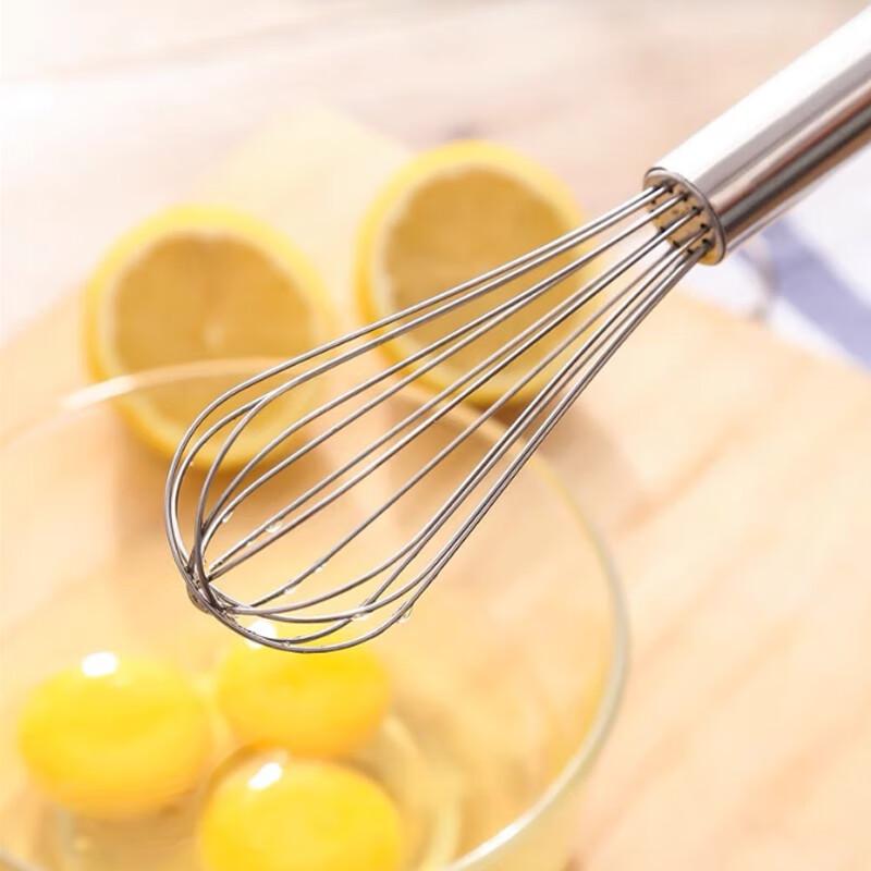 Stainless Steel Manual Egg Whisk for Baking