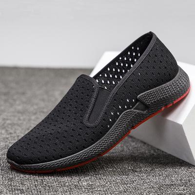 Summer Men Light Running Shoes Jogging Shoes Breathable Man Sneakers Slip On Loafer Shoe Men's Casual Shoes