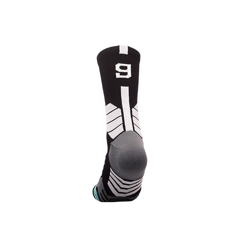 Basketballsocken für Erwachsene aus atmungsaktivem Nylonmaterial für sportliche Leistung und Feuchtigkeitstransport