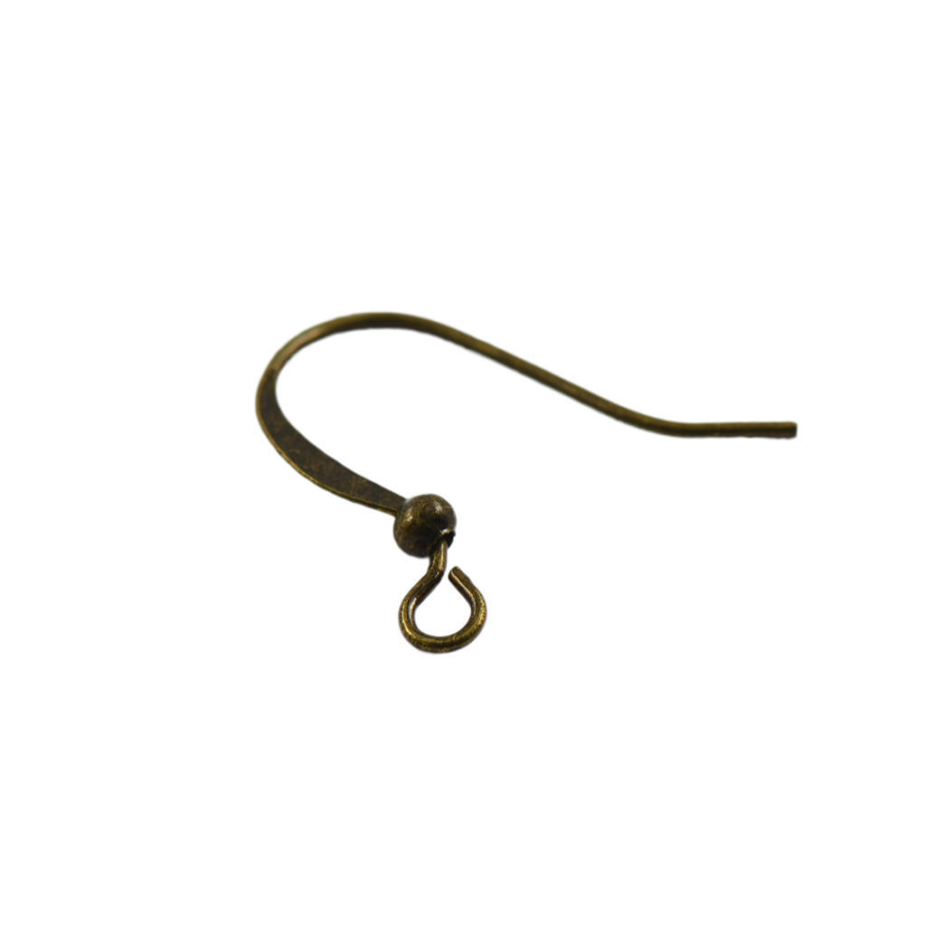 100 x Retro brons mässing örhängen krok kopplingar Smycken gör