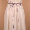 Korean Version of Summer New Color Woven Thin Belt for Women Casual Skirt Decorative Waist Rope