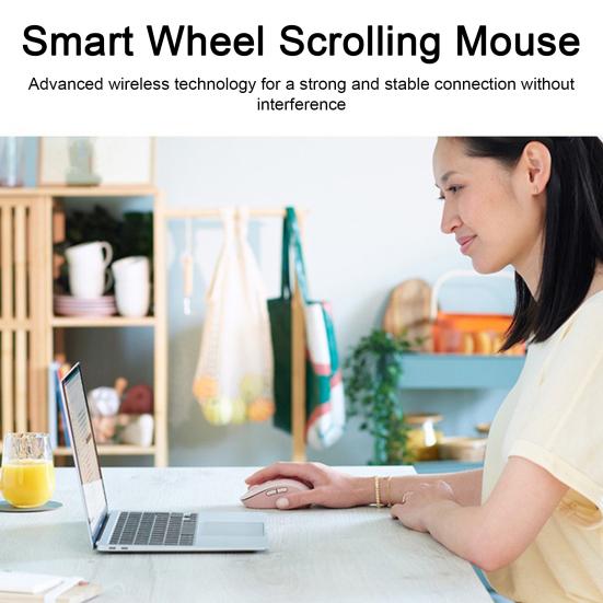 M650 Drahtlose Maus 2,4 GHz Bluetooth-kompatibel Dual-Modi Ergonomisch DPI Einstellbar Leise Mini Leicht Universell Kabellos Computer Büro Maus PC