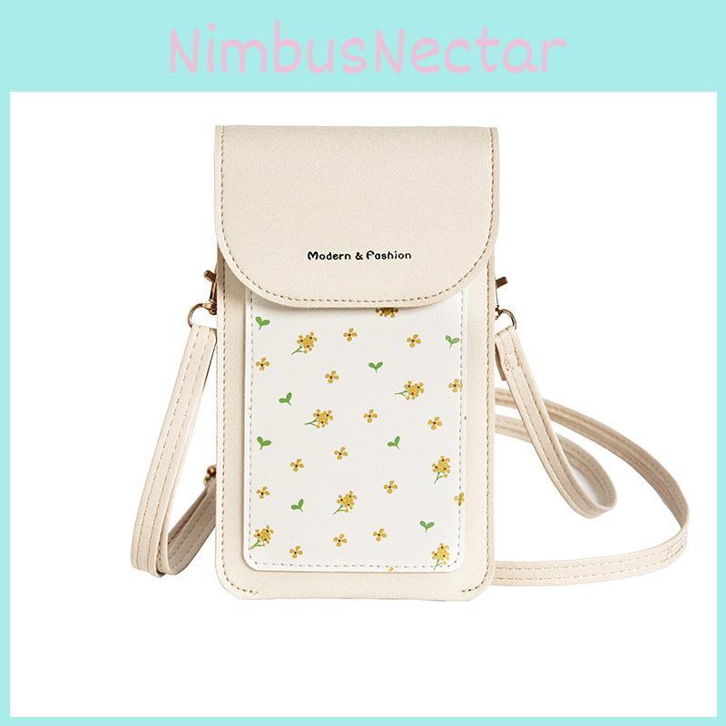 2023 New Cross-border Touchscreen Phone Bag Women's Single Shoulder Slant Crossbody Mini Phone Bag