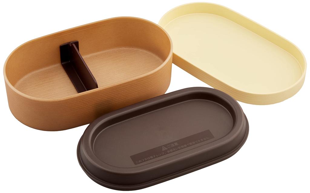 Showa Lunch Ris Trä Oval Ren Tillverkad i Japan 4979543 Låda, Klibbar Inte, Korn, Harts, Bento, Gul, Beläggning, Mikrovågs-/Diskmaskinssäker, 600ml, Män,