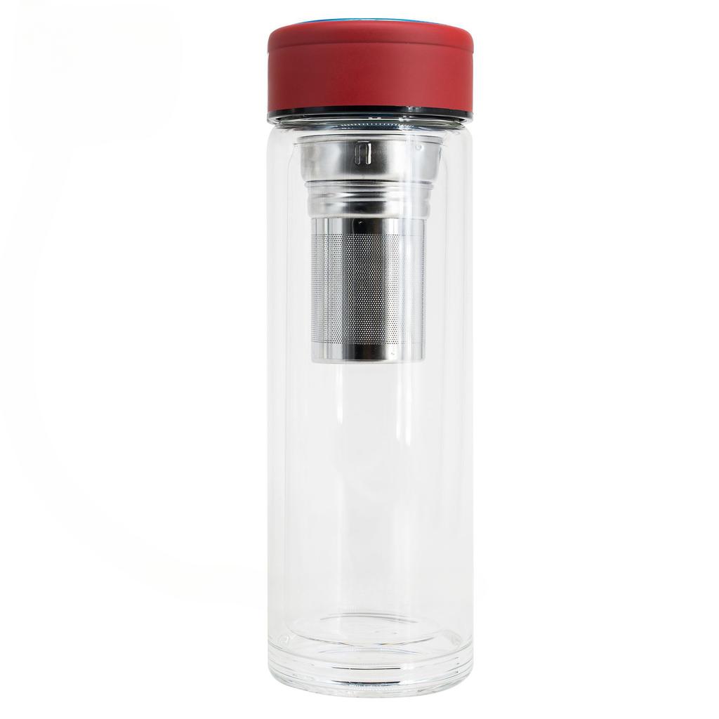 Glass Double-layer High Borosilicate Insulation Tea Water Separation Cup Men's Drinking Cup